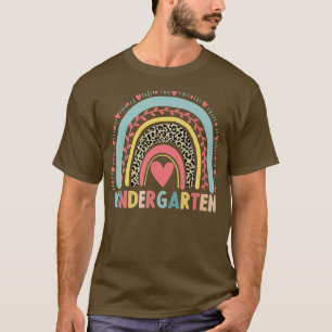 Rainbow Kindergarten Teacher First Day of School B T-Shirt