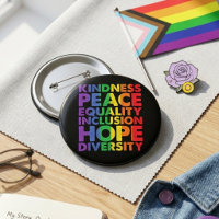 Rainbow Kindness Equality Inclusion Hope Diversity