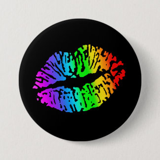 Rainbow Kiss Button