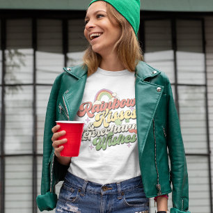 Rainbow Kisses and Leprechaun Wishes  T-Shirt