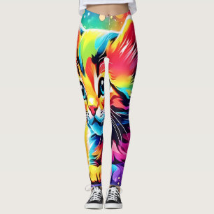 Rainbow Kitten Dream Leggings
