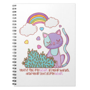 Rainbow Kitten Notebook + Quote