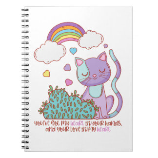 Rainbow Kitten Notebook + Quote