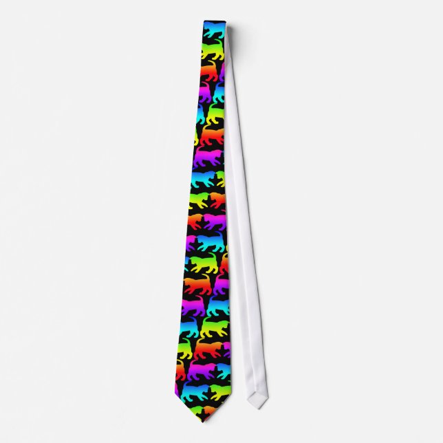 Rainbow Kitties Tie (Front)
