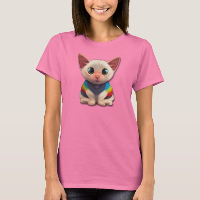 Rainbow Kitty T-Shirt (Front)