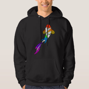 Rainbow Koi Fish Hoodie