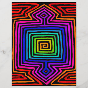 Rainbow Kuna Indian Mola