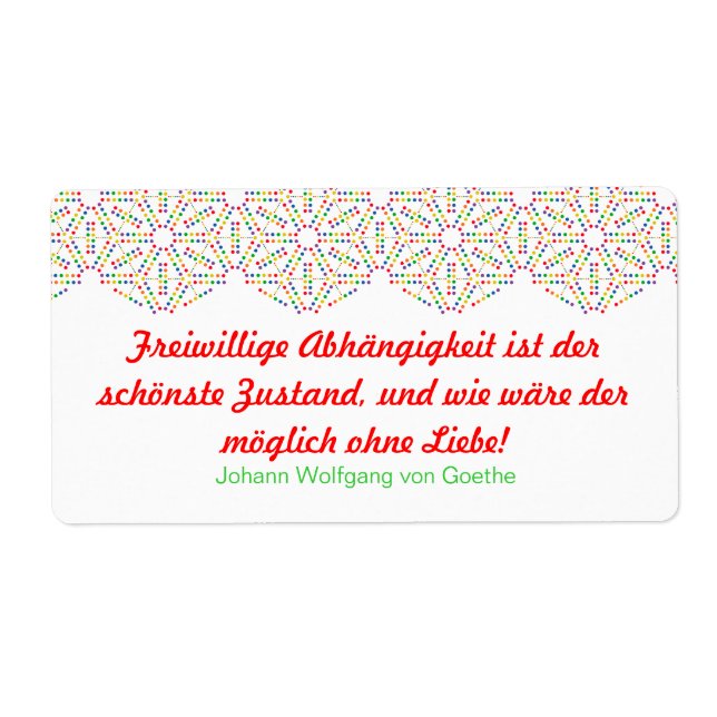 Rainbow Labels (Front)