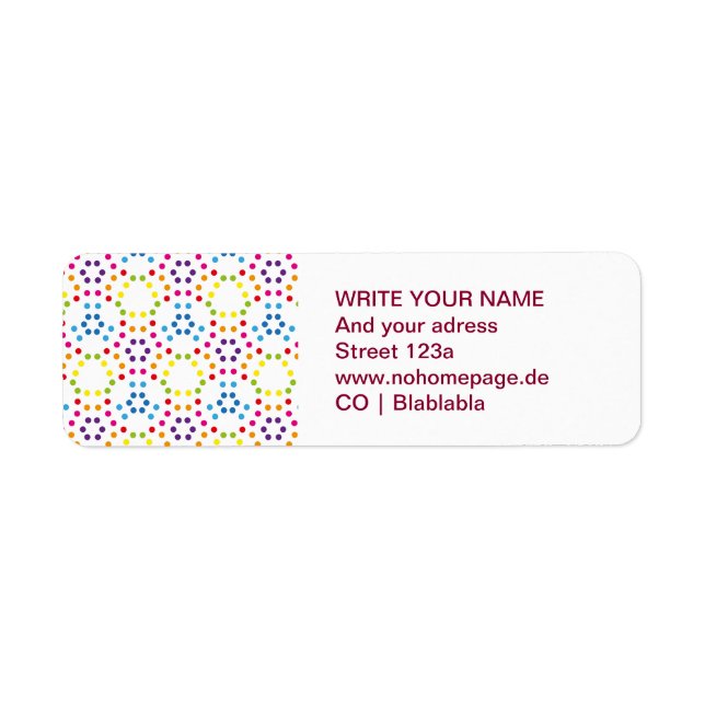 Rainbow Labels (Front)