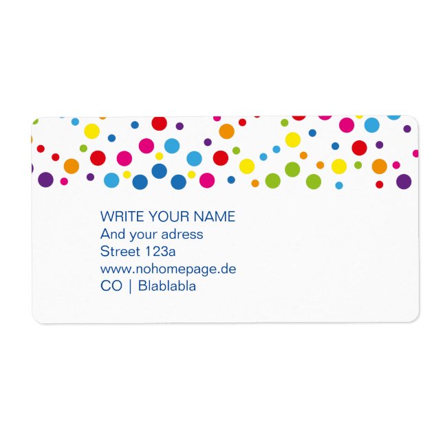 Rainbow Labels (Front)