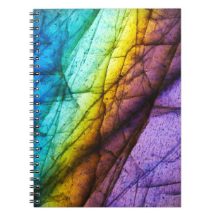 Rainbow Labradorite Crystal Gem Heart Love Journal