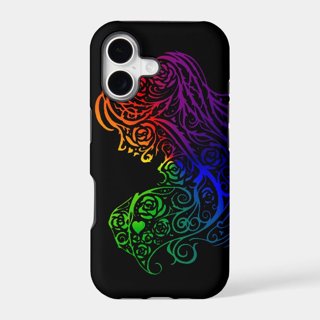 Rainbow Lady iPhone Case (Back)