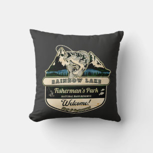 RAINBOW LAKE FISHERMAN'S PARK - FISHING LOVER CUSHION