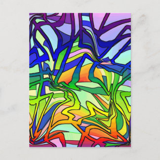 Rainbow Landscape Postcard