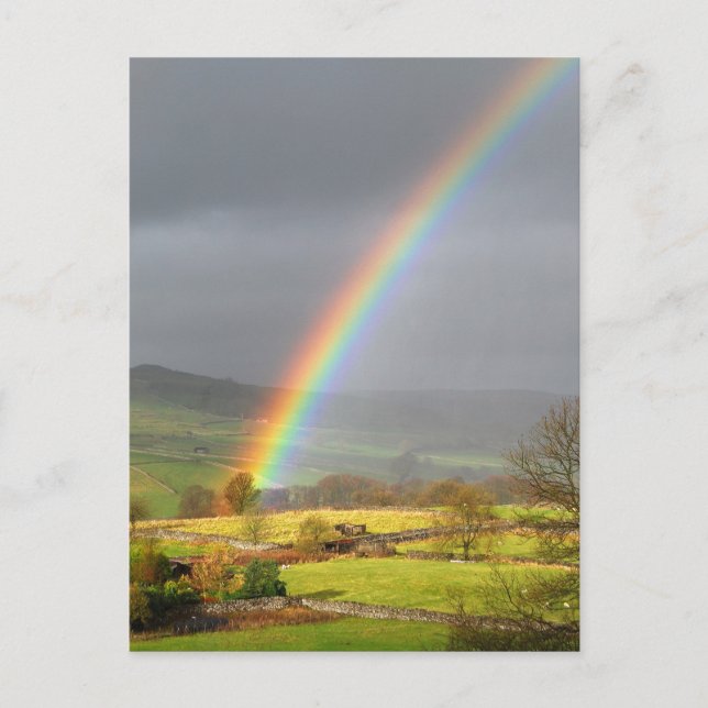 Rainbow landscape postcard (Front)