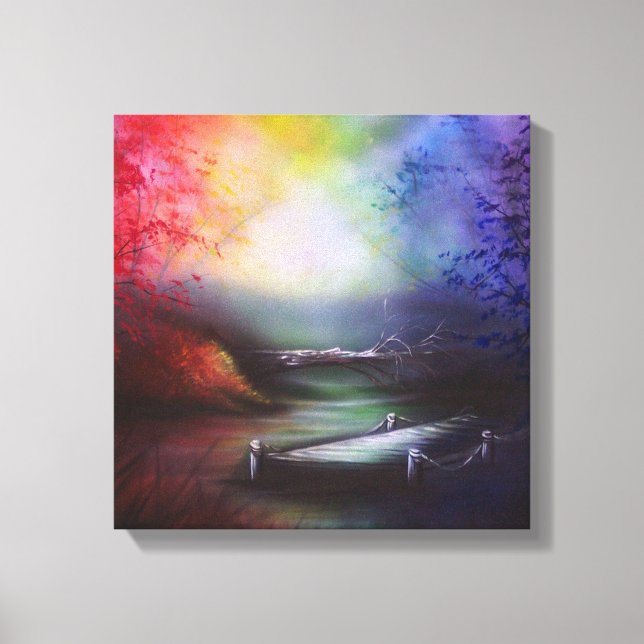 Rainbow Landscape Print (Front)