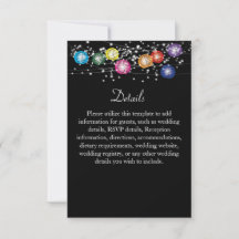 Rainbow Lanterns Lesbian Gay Wedding Details Black