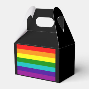 RAINBOW  LARGE GIFT BAG FAVOUR BOX