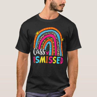 Rainbow Last Day Of School I Love You All Class Di T-Shirt