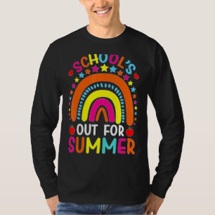 Rainbow Last Day Of School Schools Out For Summer T-Shirt