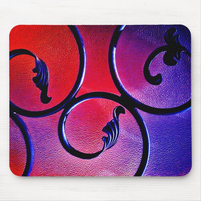 Rainbow Leaves Mouse Mat (Front)