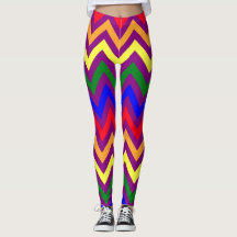 Rainbow Leggings, Colourful Leggings for Women