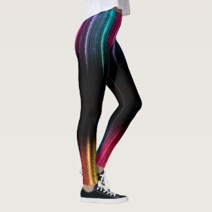 Rainbow Leggings Women's Exercise Running Pants