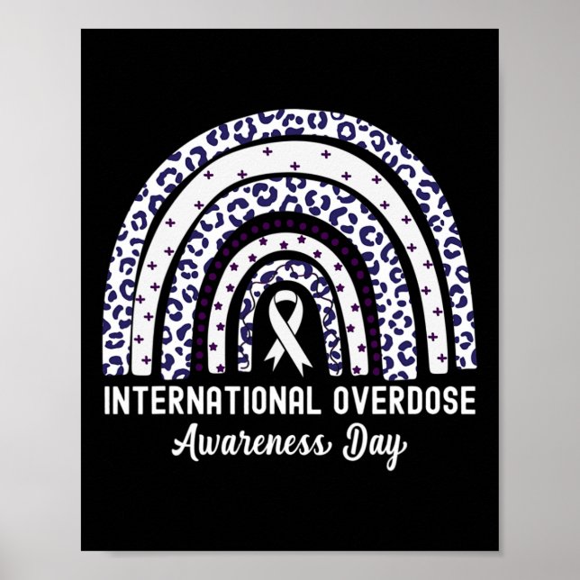 Rainbow Leopard International Overdose Awareness D Poster (Front)