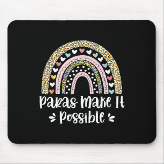 Rainbow Leopard Paras Make It Possible Para Parapr Mouse Mat