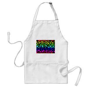 rainbow_leopard_print-altered standard apron