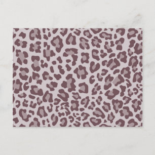 Rainbow Leopard Print Collection - Brown Postcard
