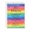 Rainbow leopard print pattern