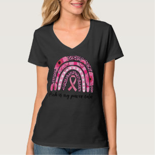 Rainbow Leopard Skin Pink Is My Power Colour T-Shirt