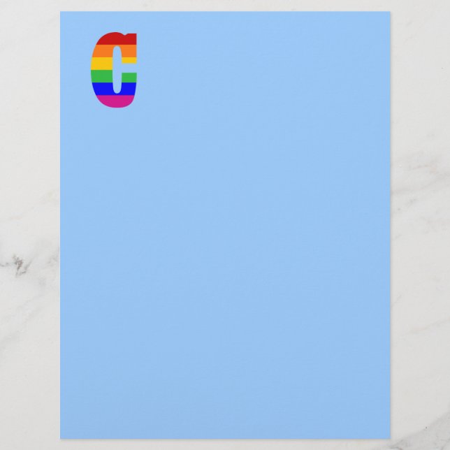 Rainbow Letter C (Front)