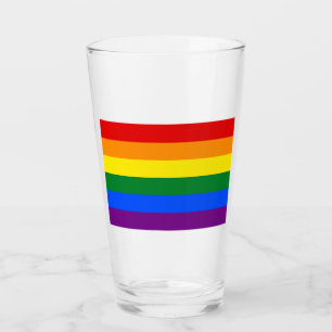 Rainbow (LGBT) Flag Glass