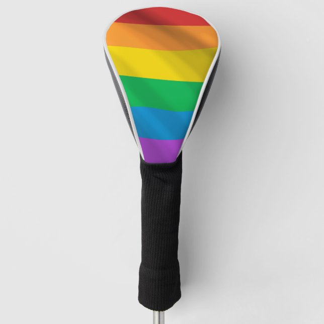 Rainbow LGBT flag  Golf Head Cover (Front)