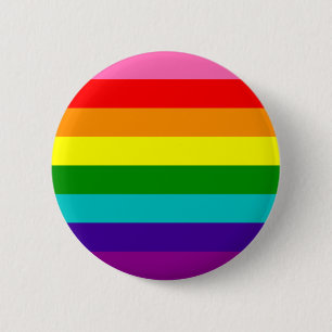 Rainbow LGBT gay flag Button