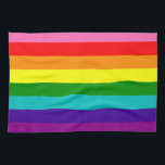 Rainbow LGBT gay flag Kitchen Towels<br><div class="desc">Rainbow LGBT gay flag Kitchen Towels</div>
