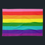 Rainbow LGBT gay flag Kitchen Towels<br><div class="desc">Rainbow LGBT gay flag Kitchen Towels</div>