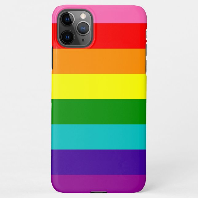Rainbow LGBT gay flag Phone Case (Back)
