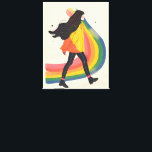 rainbow lgbt girl, Gay Lesbian, pride Canvas Print<br><div class="desc">rainbow lgbt girl,  Gay Lesbian,  pride</div>