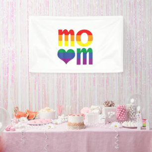 Rainbow LGBT Pride Month Mother's Day LGBT Banner
