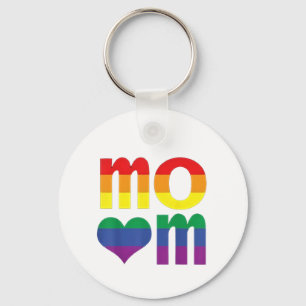 Rainbow LGBT Pride Month Mother's Day LGBT Key Ring