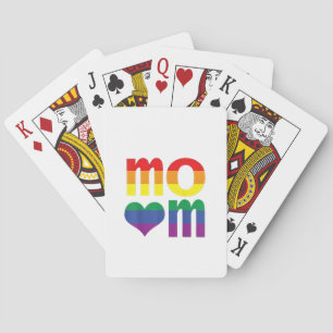 Rainbow LGBT Pride Month Mother's Day LGBT Playing Cards