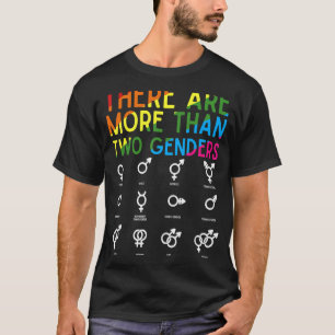 Rainbow Lgbt Pride There Are More Than Two Genders T-Shirt