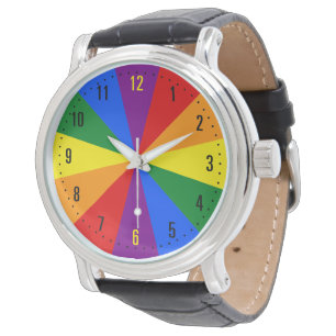Rainbow LGBTQ American Pride Diversity Star Burst Watch