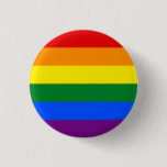 Rainbow LGBTQ  Pride Button<br><div class="desc">LGBTQ </div>