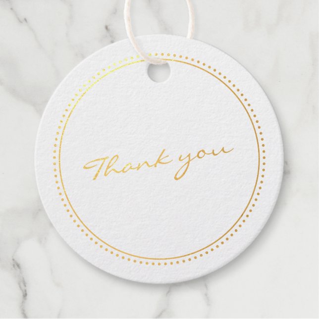 Rainbow LGBTQ Pride Flag Foil Favour Gift Tag (Front)