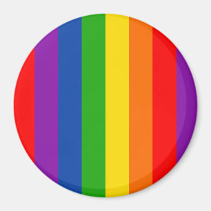 Rainbow LGBTQ+ Pride Flag, Gay Pride Colours Magnet