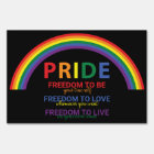 Rainbow LGBTQ Pride is Freedom Gay Rights